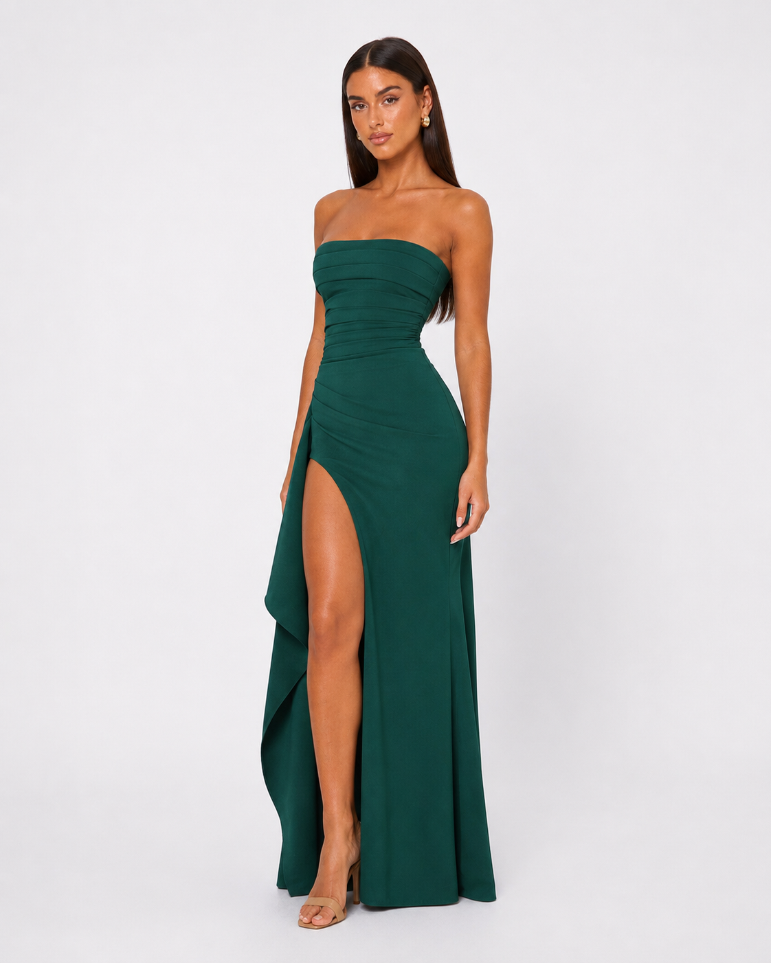 Leg Day Strapless Maxi Dress – 16