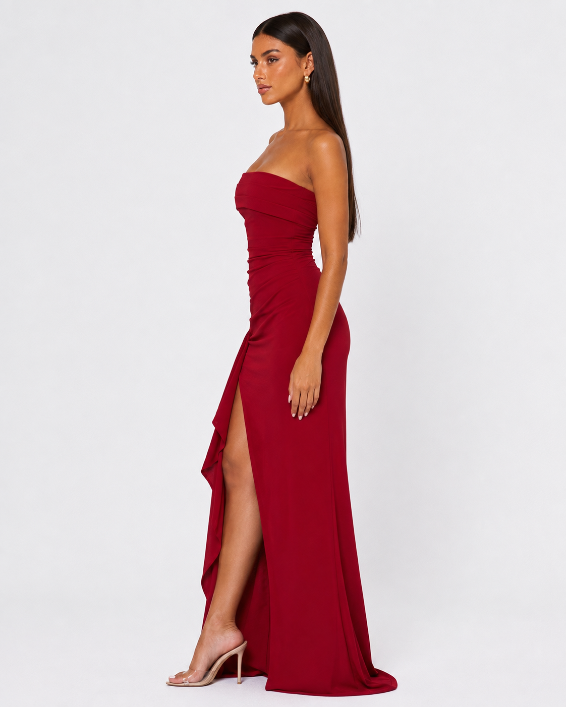 Leg Day Strapless Maxi Dress – 8