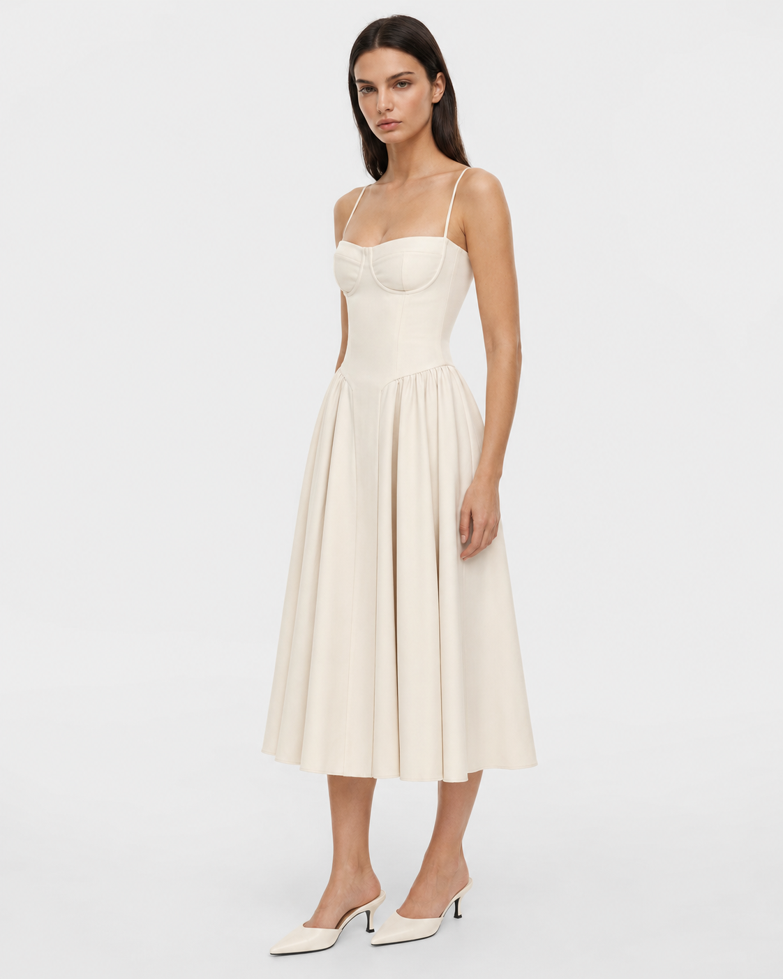 Slow Waltz Corset Midi Dress – 15