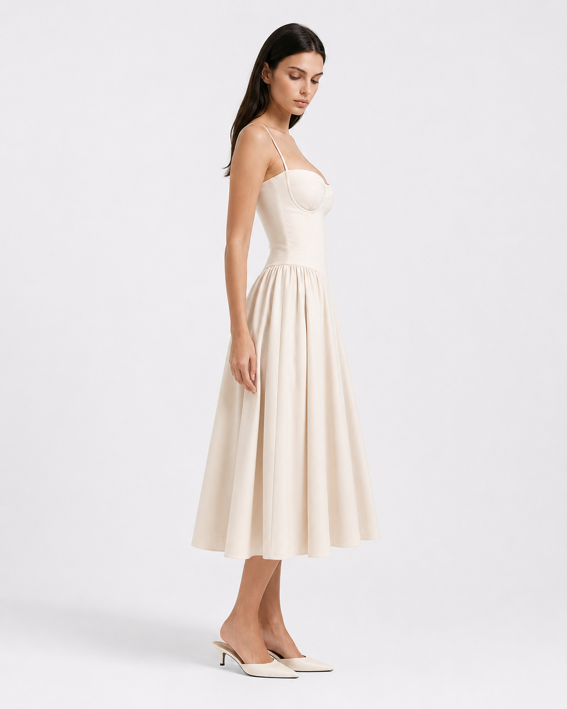 Slow Waltz Corset Midi Dress – 16