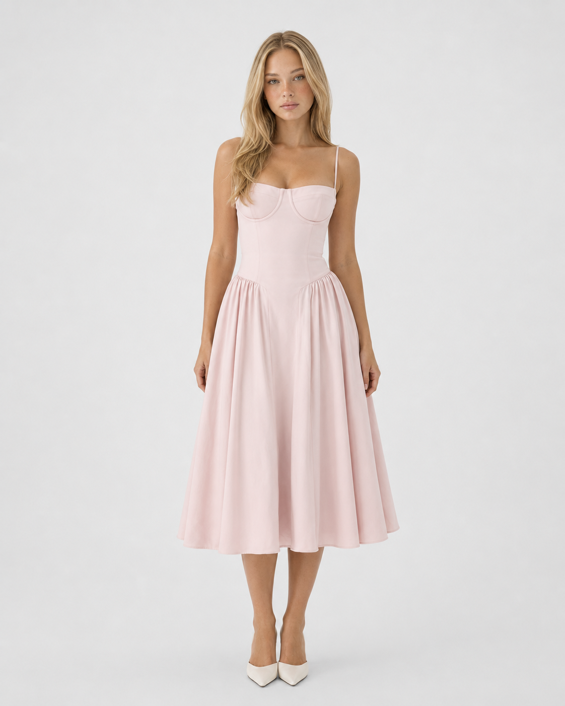 Slow Waltz Corset Midi Dress – 18