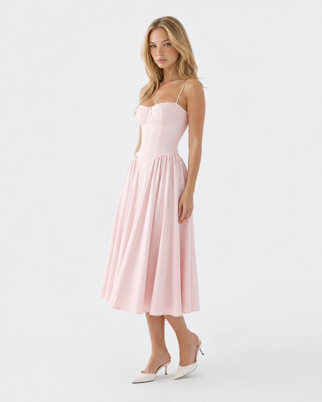 Slow Waltz Corset Midi Dress – 20
