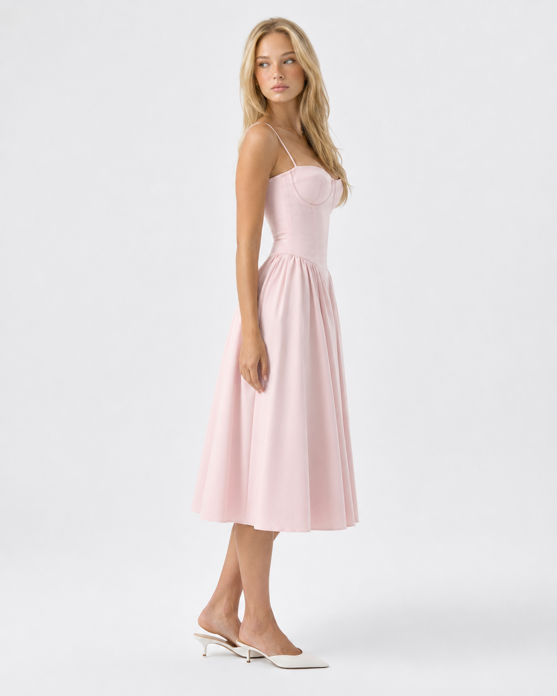 Slow Waltz Corset Midi Dress – 21
