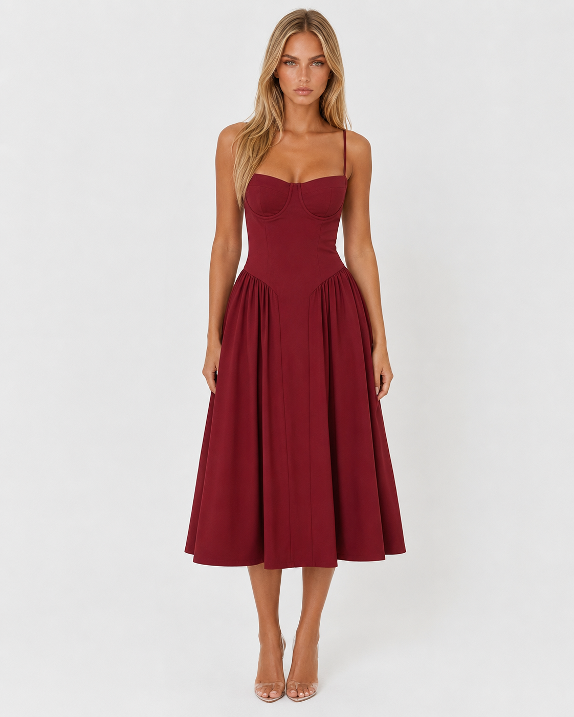 Slow Waltz Corset Midi Dress – 23