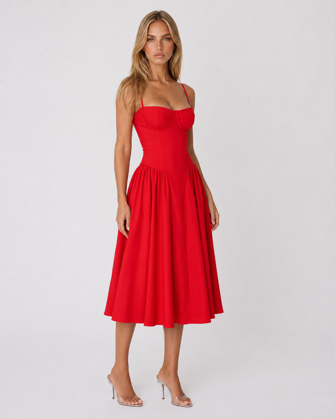 Slow Waltz Corset Midi Dress – 27