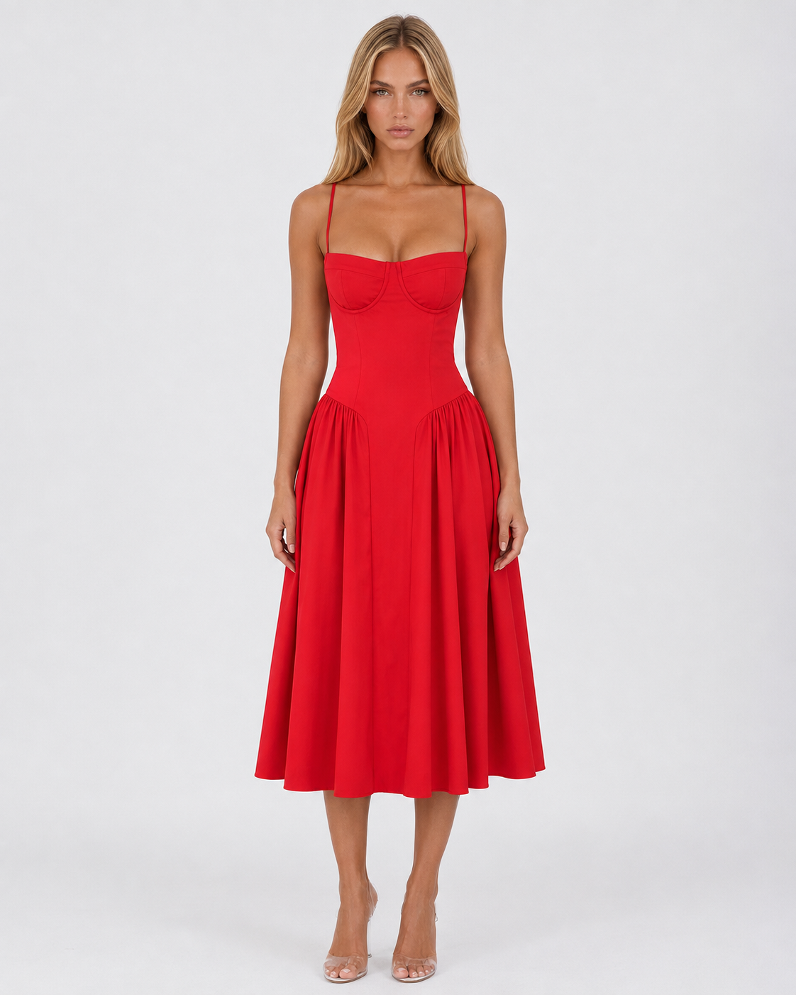 Slow Waltz Corset Midi Dress – 28