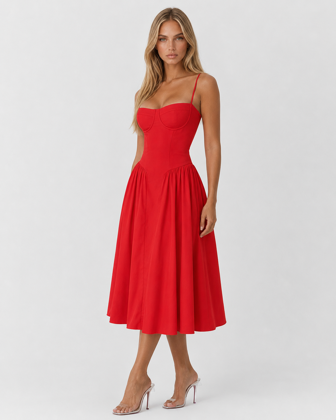 Slow Waltz Corset Midi Dress – 29