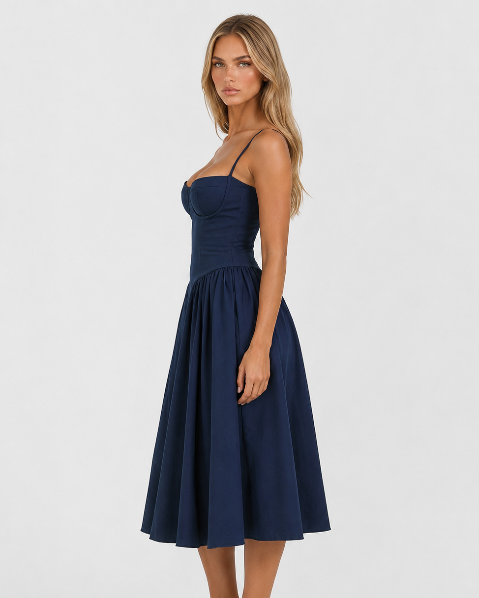 Slow Waltz Corset Midi Dress – 3