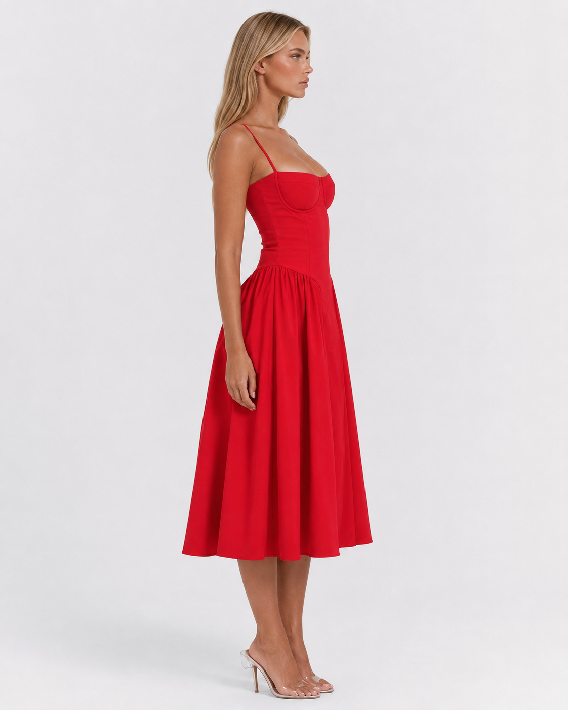 Slow Waltz Corset Midi Dress – 30