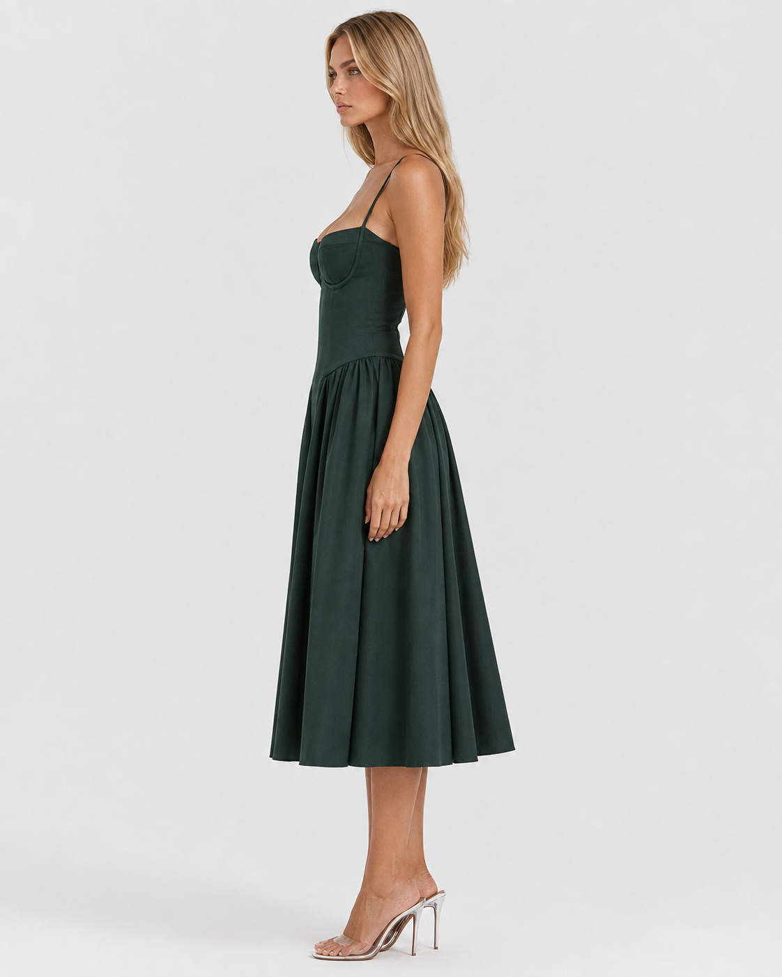 Slow Waltz Corset Midi Dress – 35