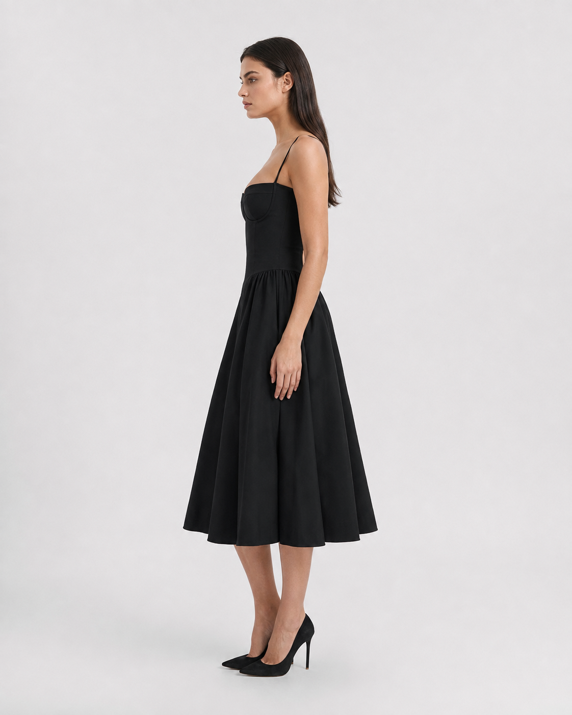 Slow Waltz Corset Midi Dress – 7