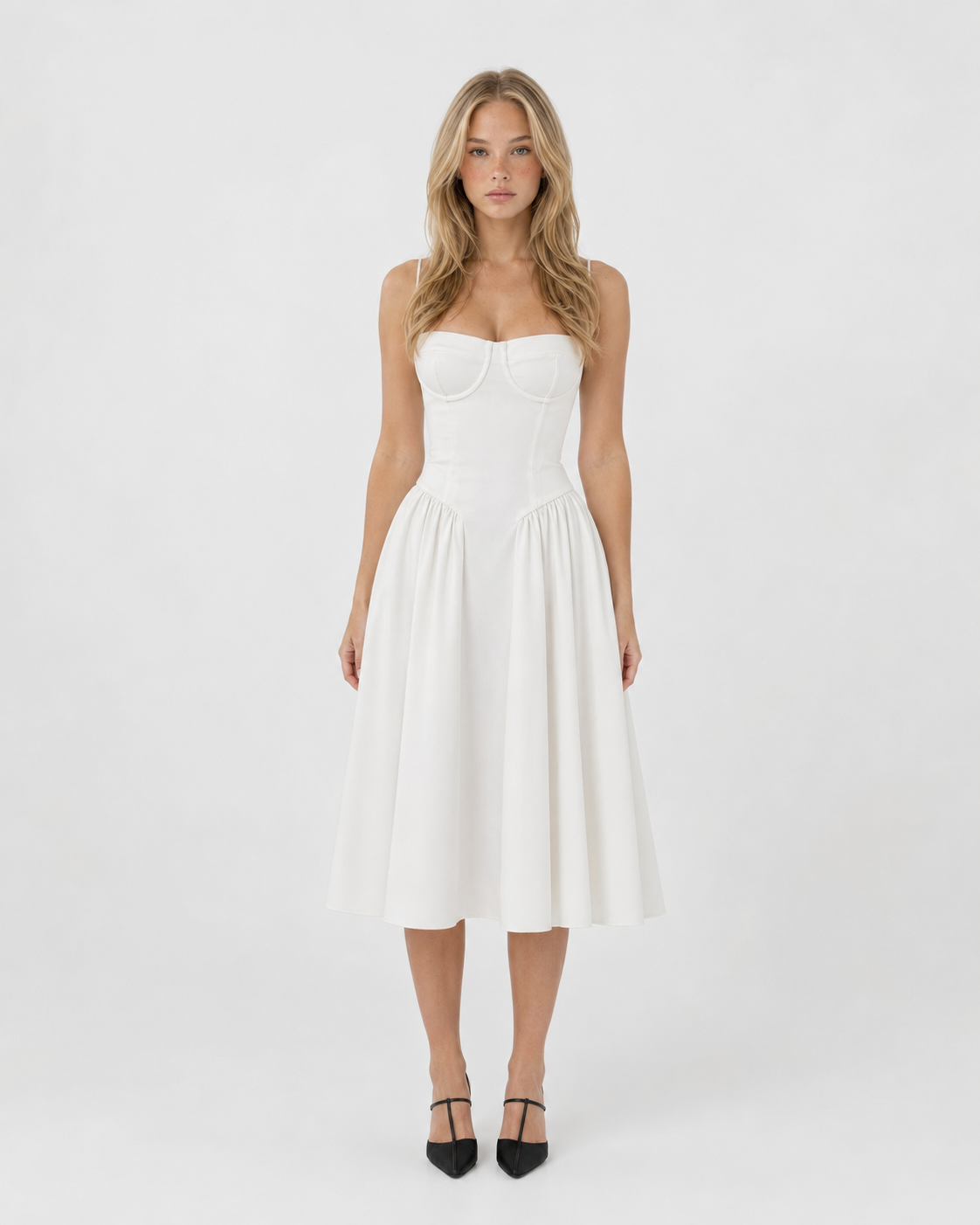 Slow Waltz Corset Midi Dress – 9
