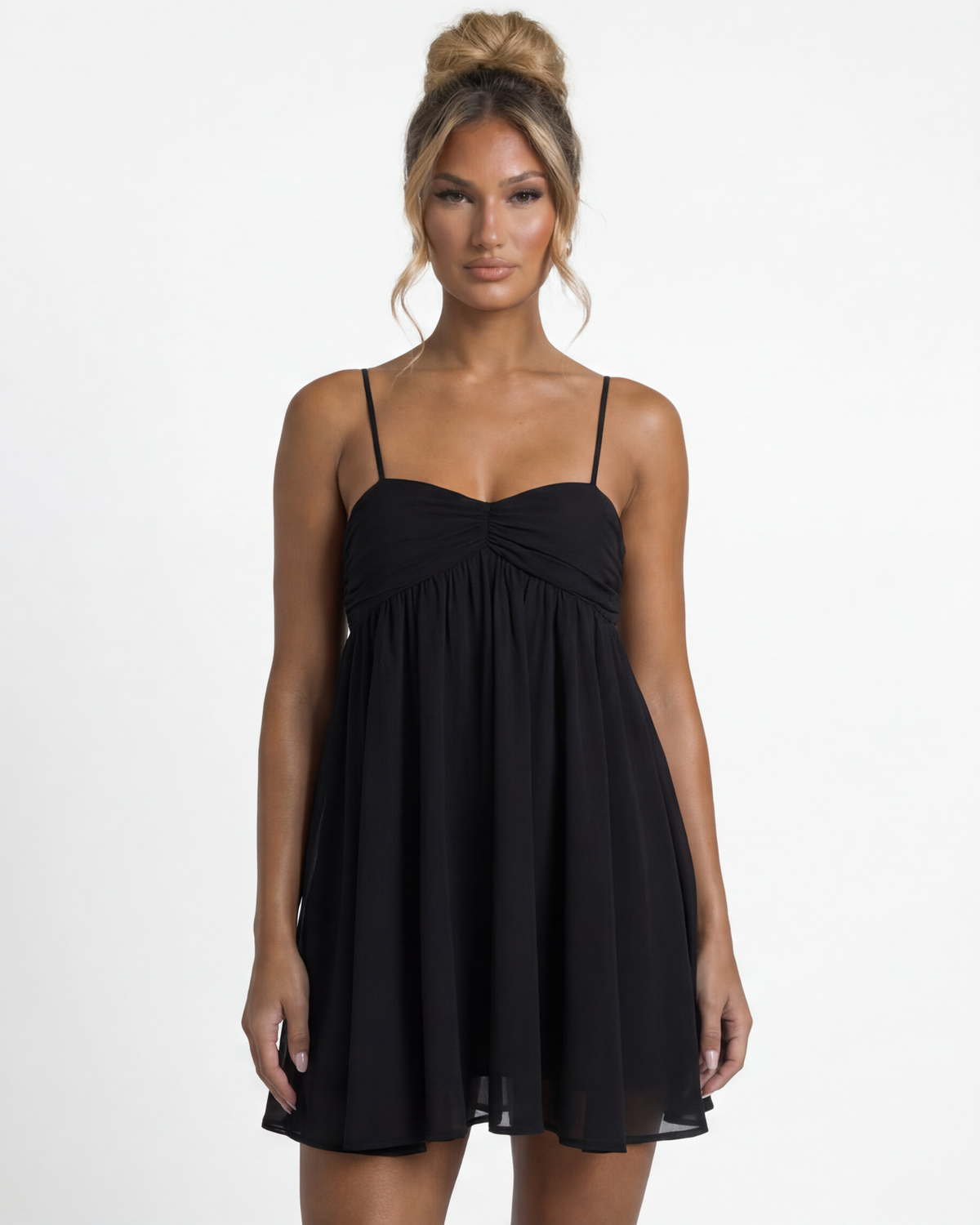 Featherlight Babydoll Mini Dress – 6
