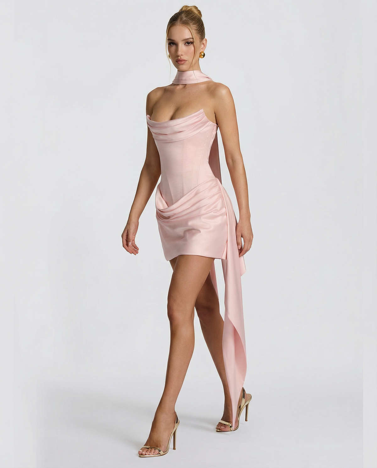 Pulled Together Corset Mini Dress – 3