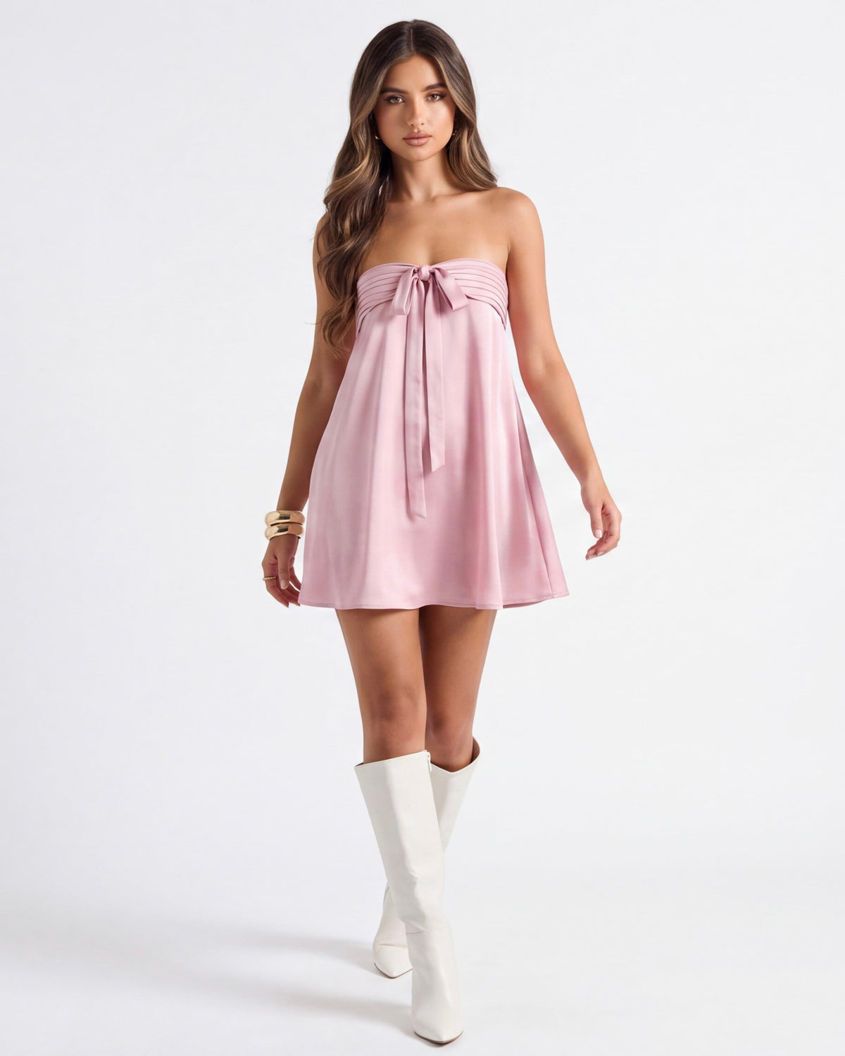 Sunny Side Strapless Mini Dress – 9