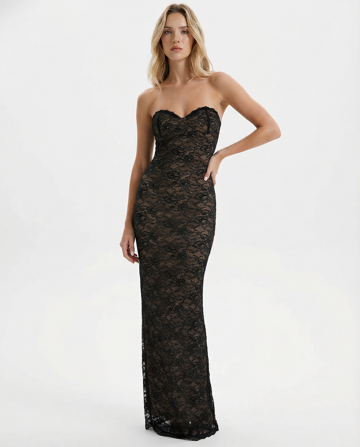 Shape Shifter Lace Maxi Dress – 5