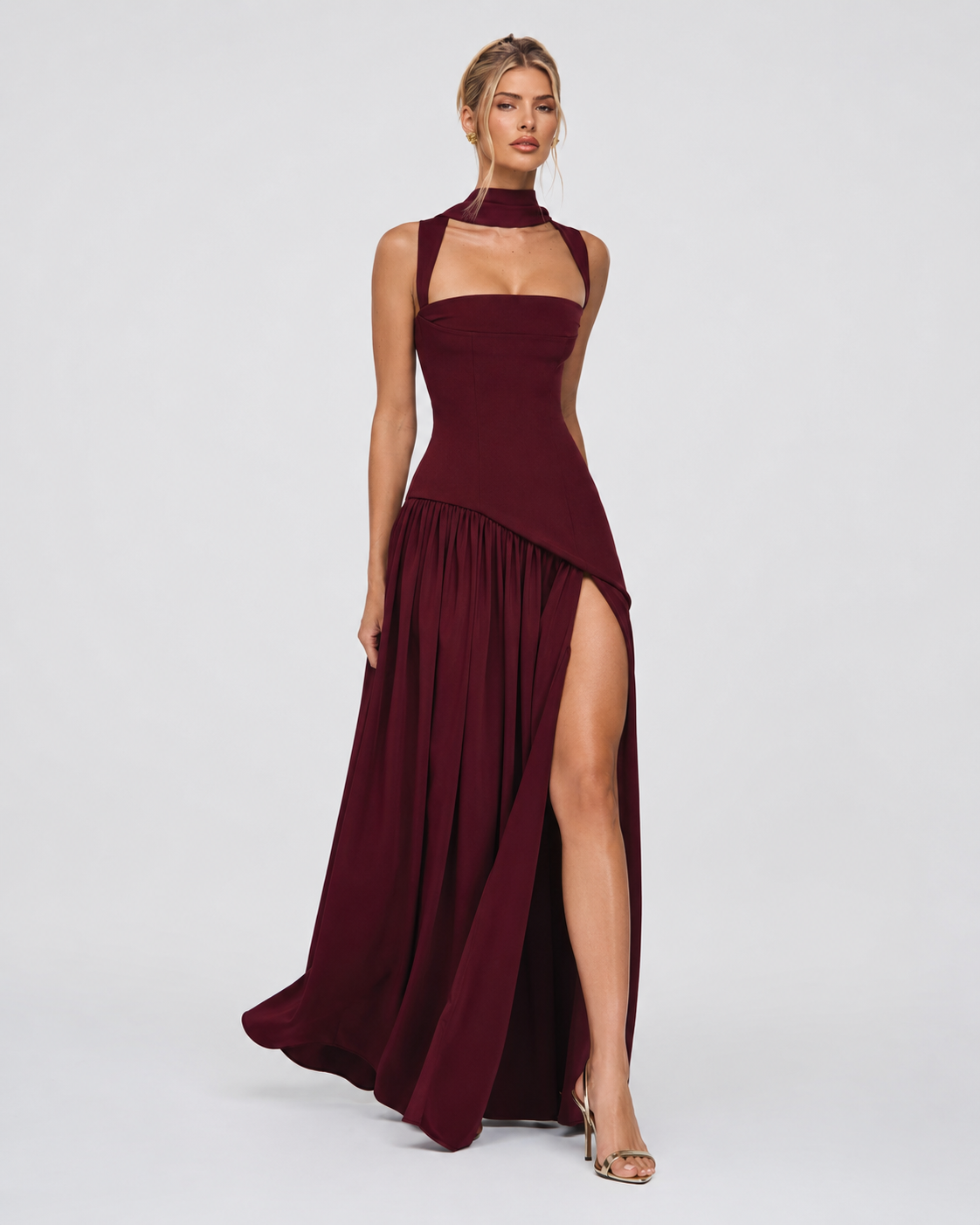 Dress Code Corset Maxi Dress – 10