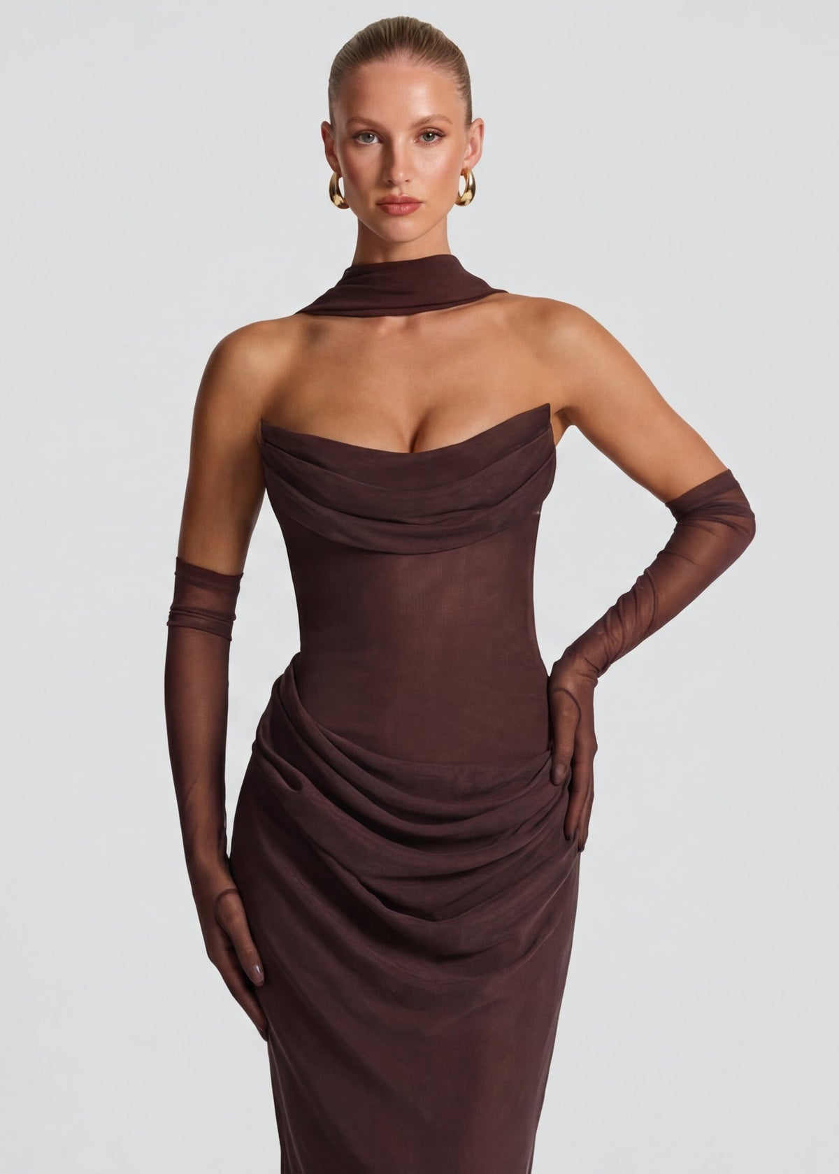 Flow State Draped Maxi Dress – 2