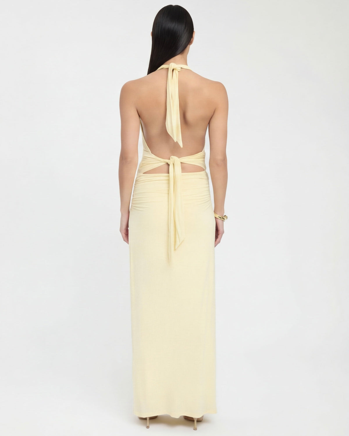 Deep End Halter Maxi Dress – 12