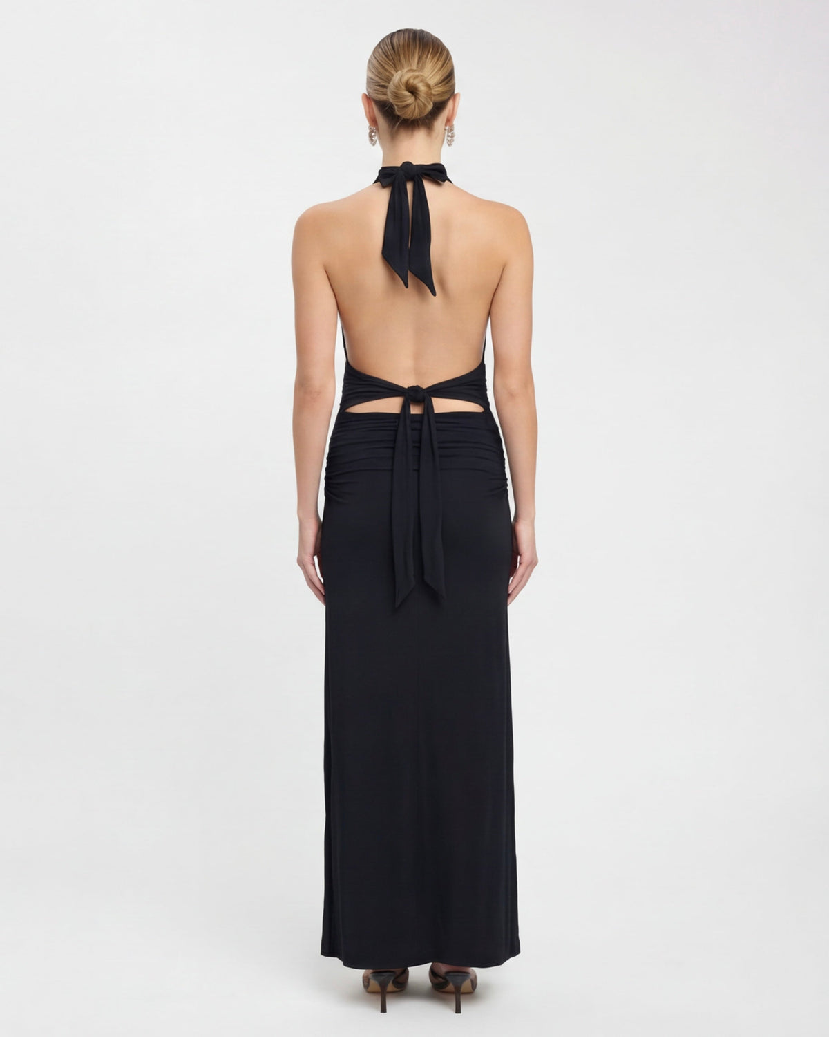 Deep End Halter Maxi Dress – 3