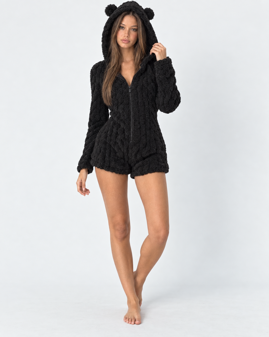 Cuddle Season Hooded Romper – 17