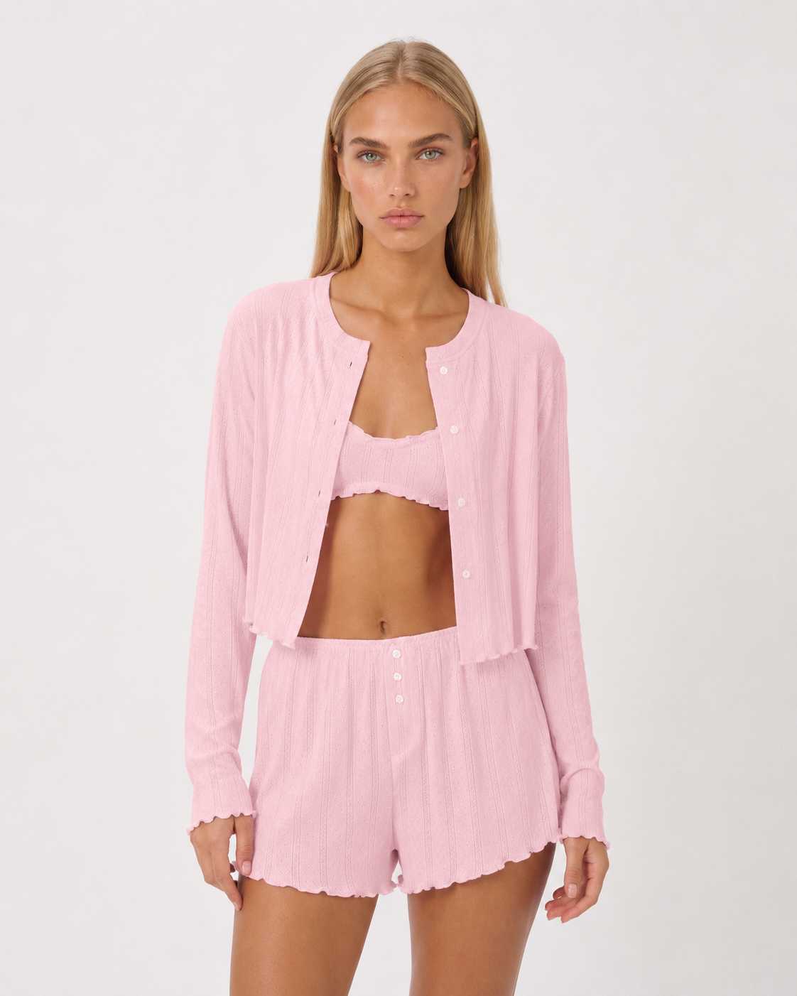 Triple Threat Pointelle Set – 2