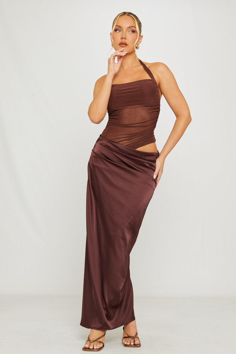 Top Floor Halter Maxi Dress – 2