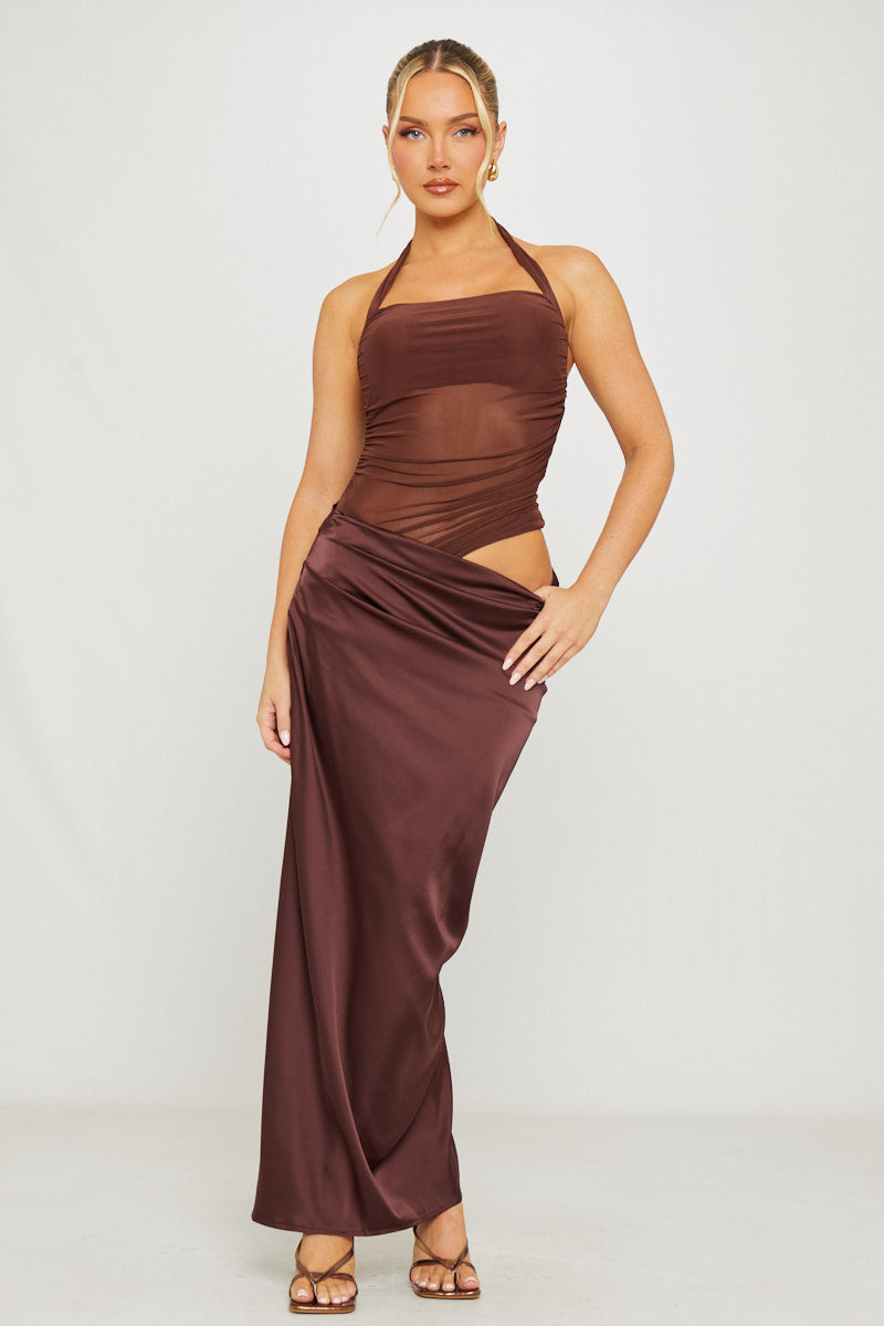Top Floor Halter Maxi Dress – 4