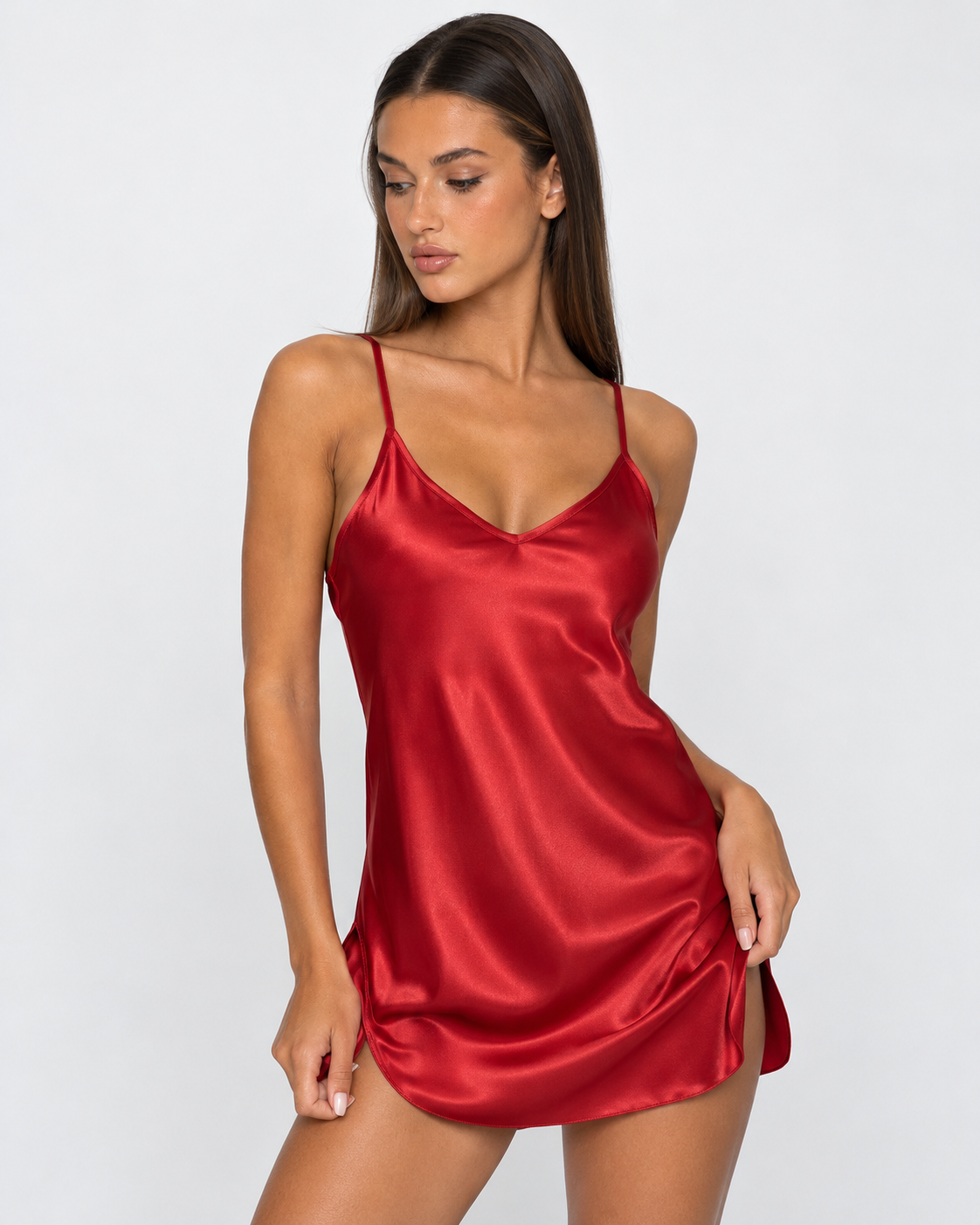 Sleep Tight Satin Slip Dress – 10