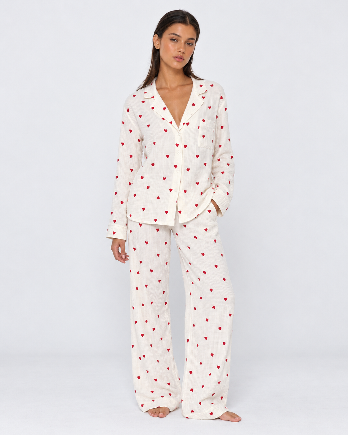 Lovesick Wide-Leg Pyjama Set – 1