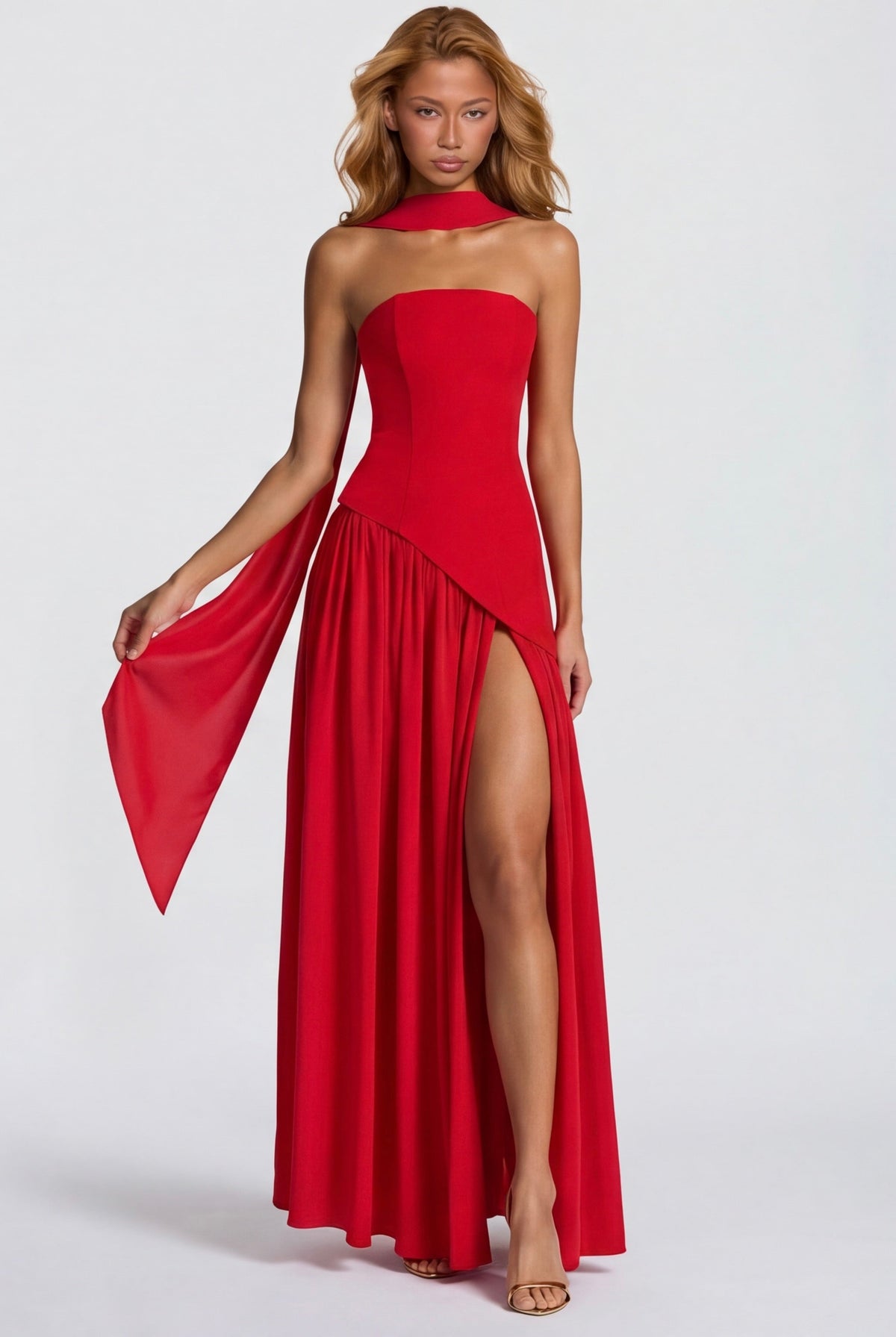 Midsummer Strapless Maxi Dress – 16
