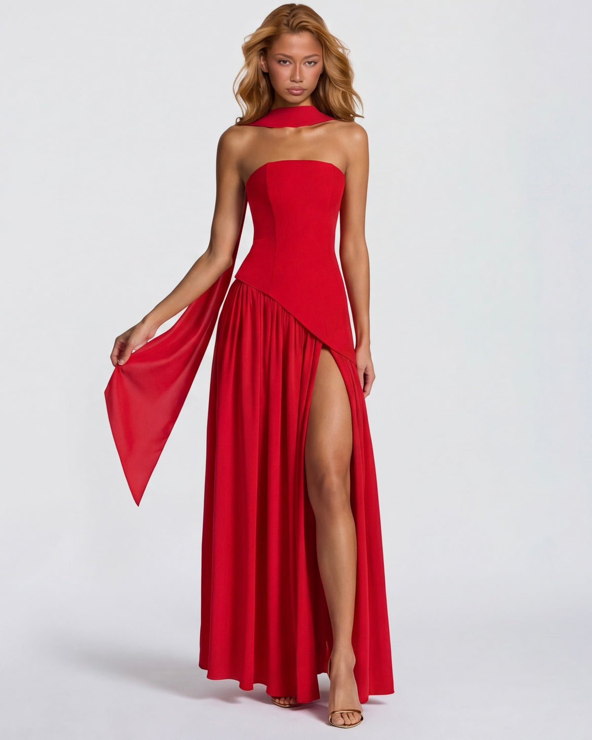 Midsummer Strapless Maxi Dress – 16