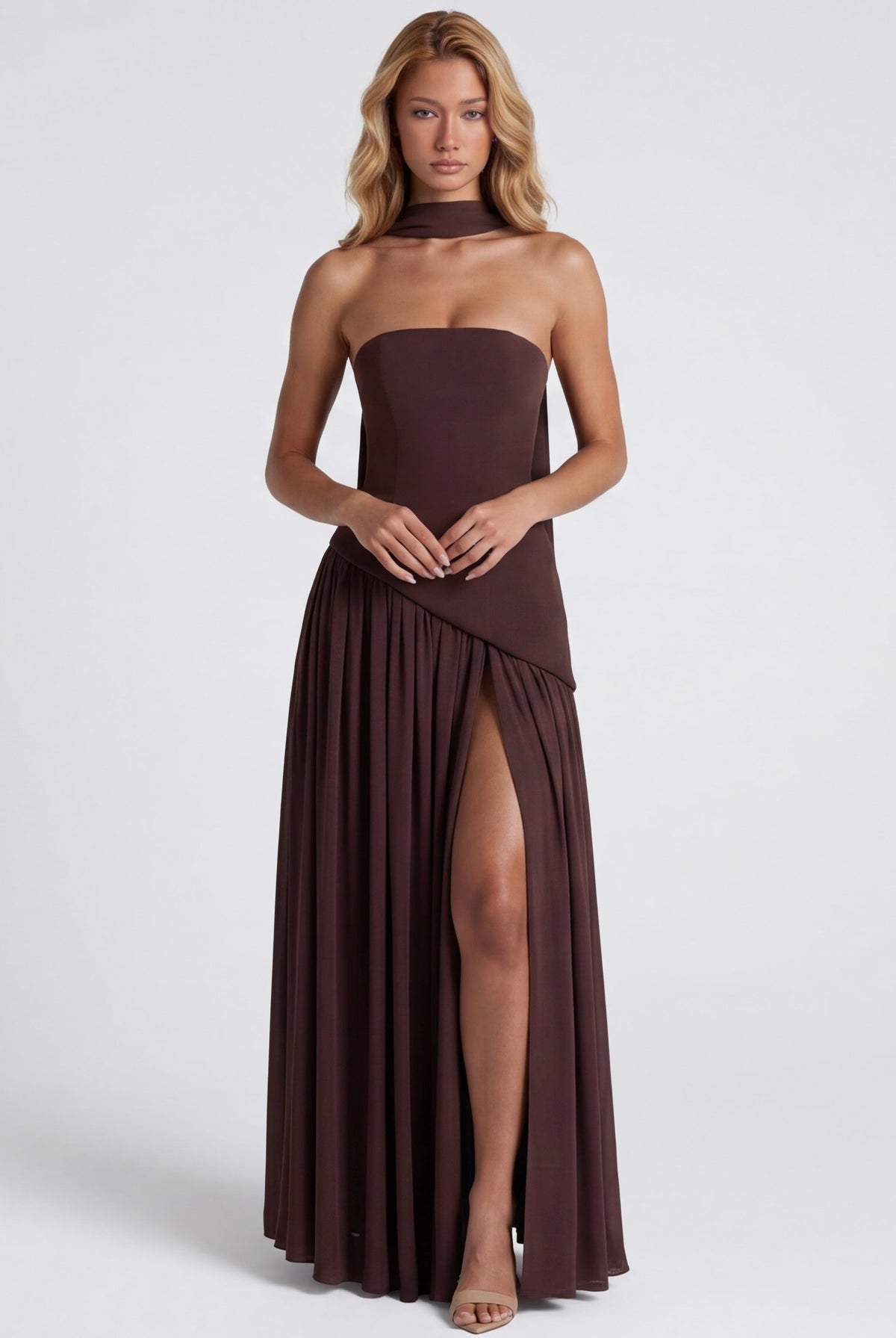 Midsummer Strapless Maxi Dress – 21