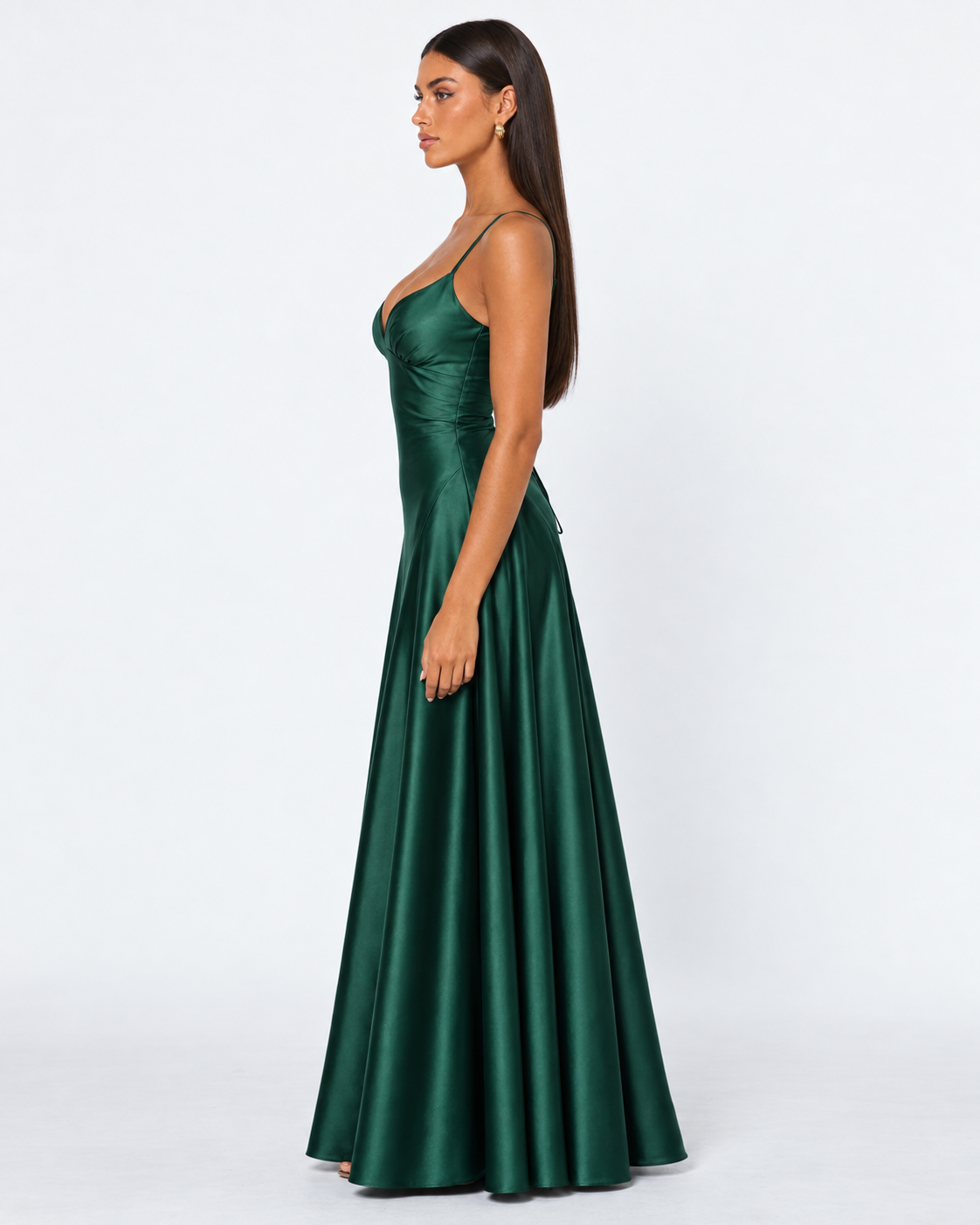 Open Bar Satin Maxi Dress – 13
