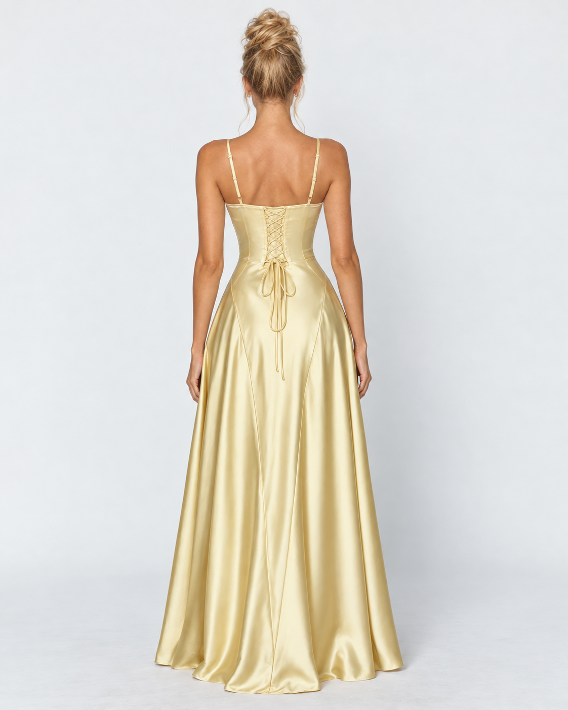 Open Bar Satin Maxi Dress – 27