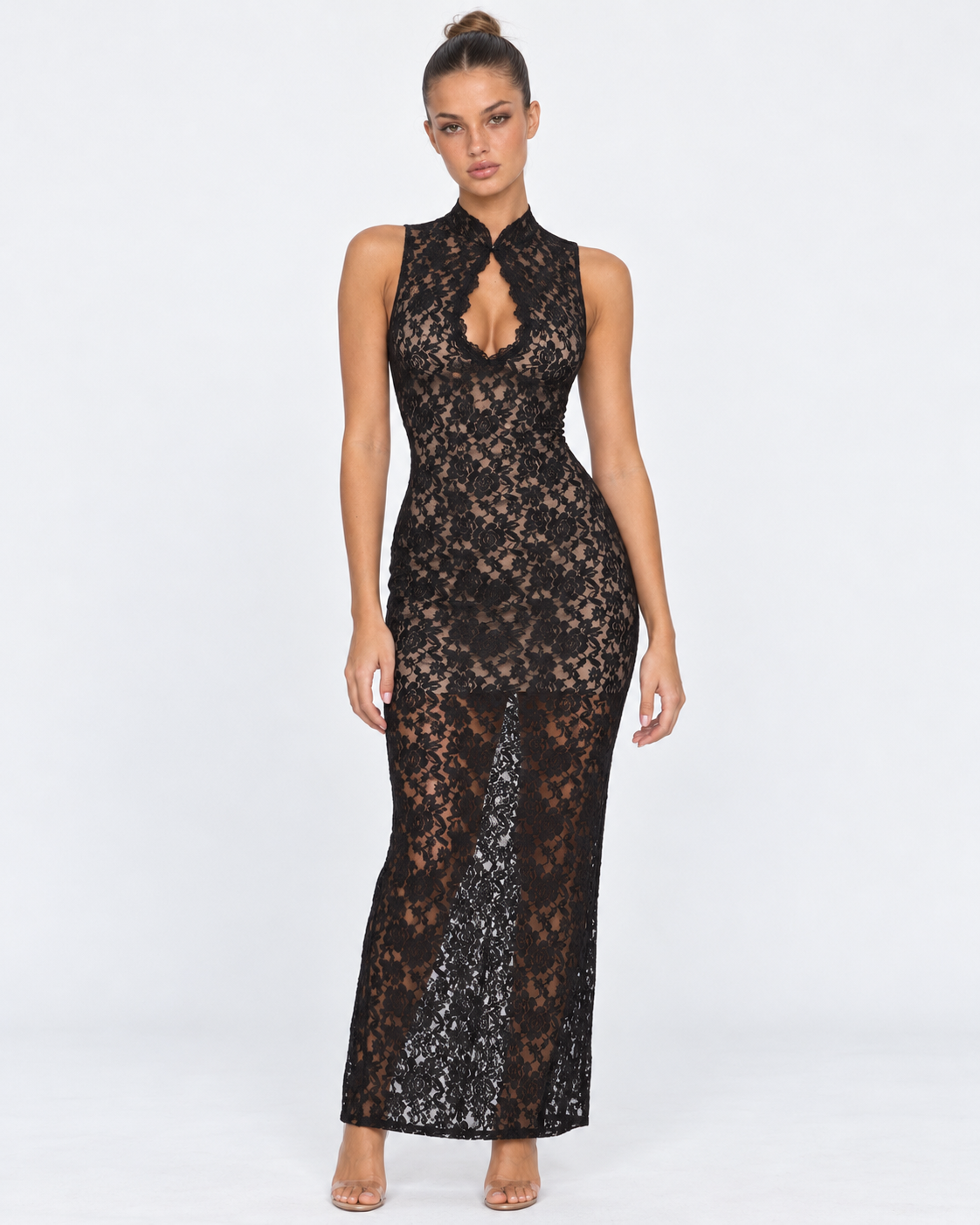 Rain Check Lace Maxi Dress – 5