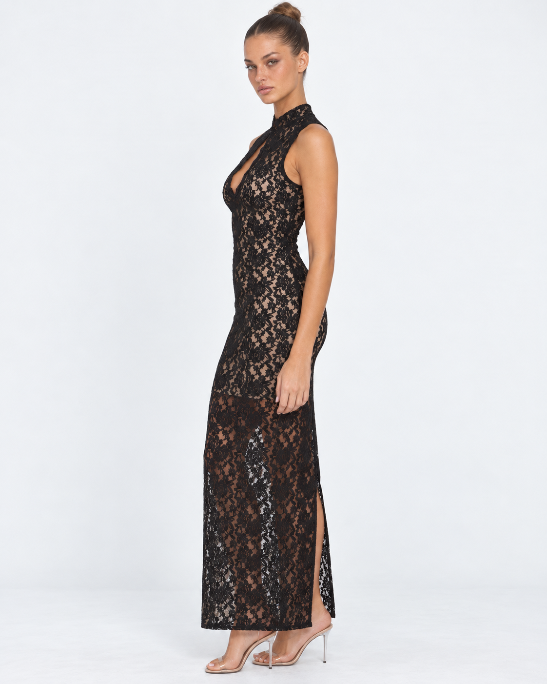 Rain Check Lace Maxi Dress – 7