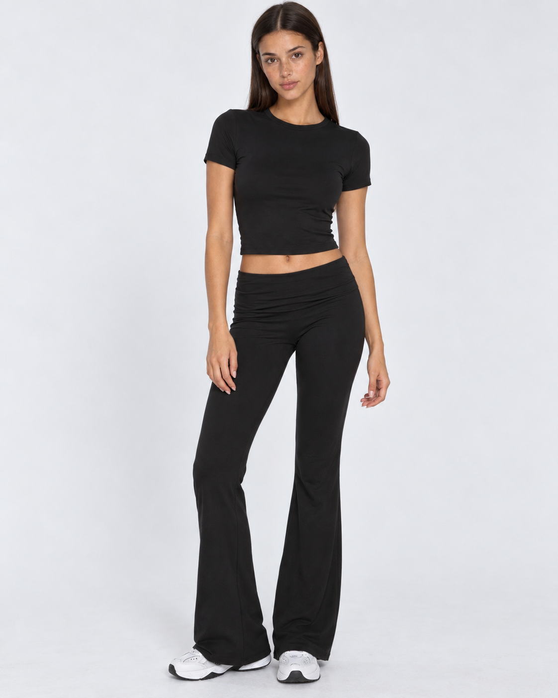 Throwback Baby Tee Flare Set – 17