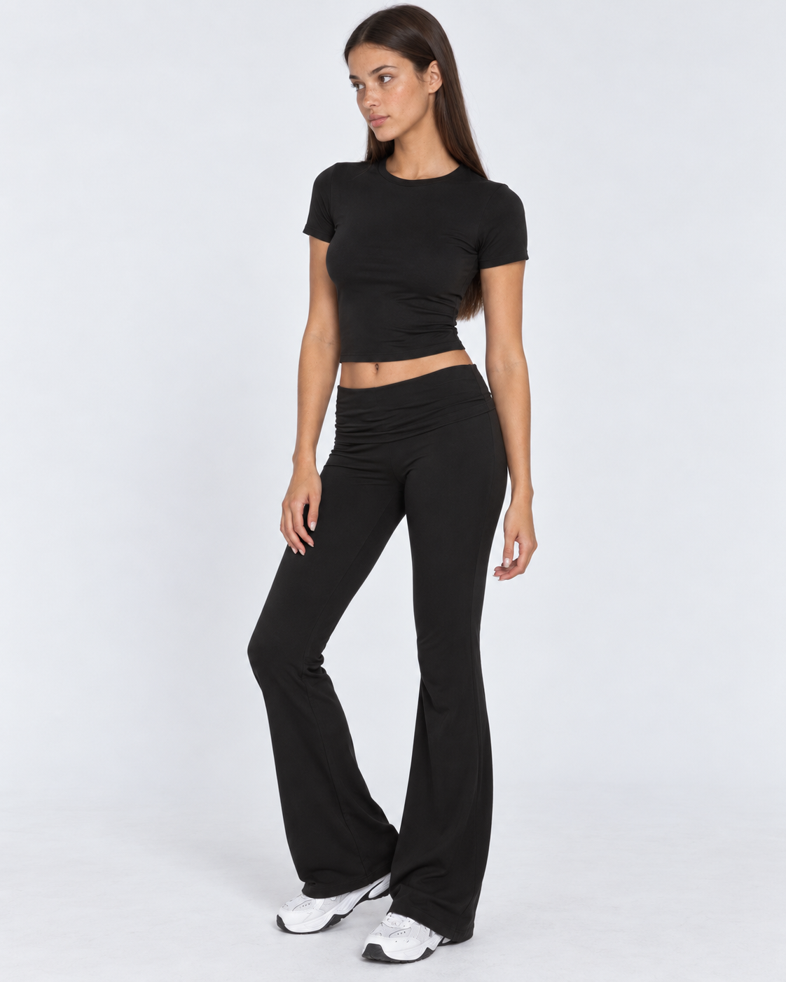 Throwback Baby Tee Flare Set – 18