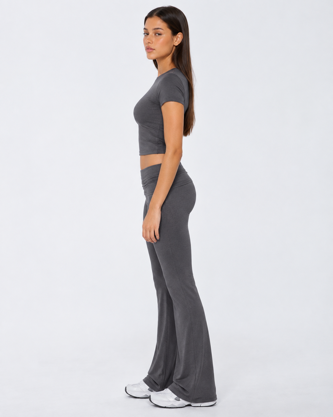 Throwback Baby Tee Flare Set – 22