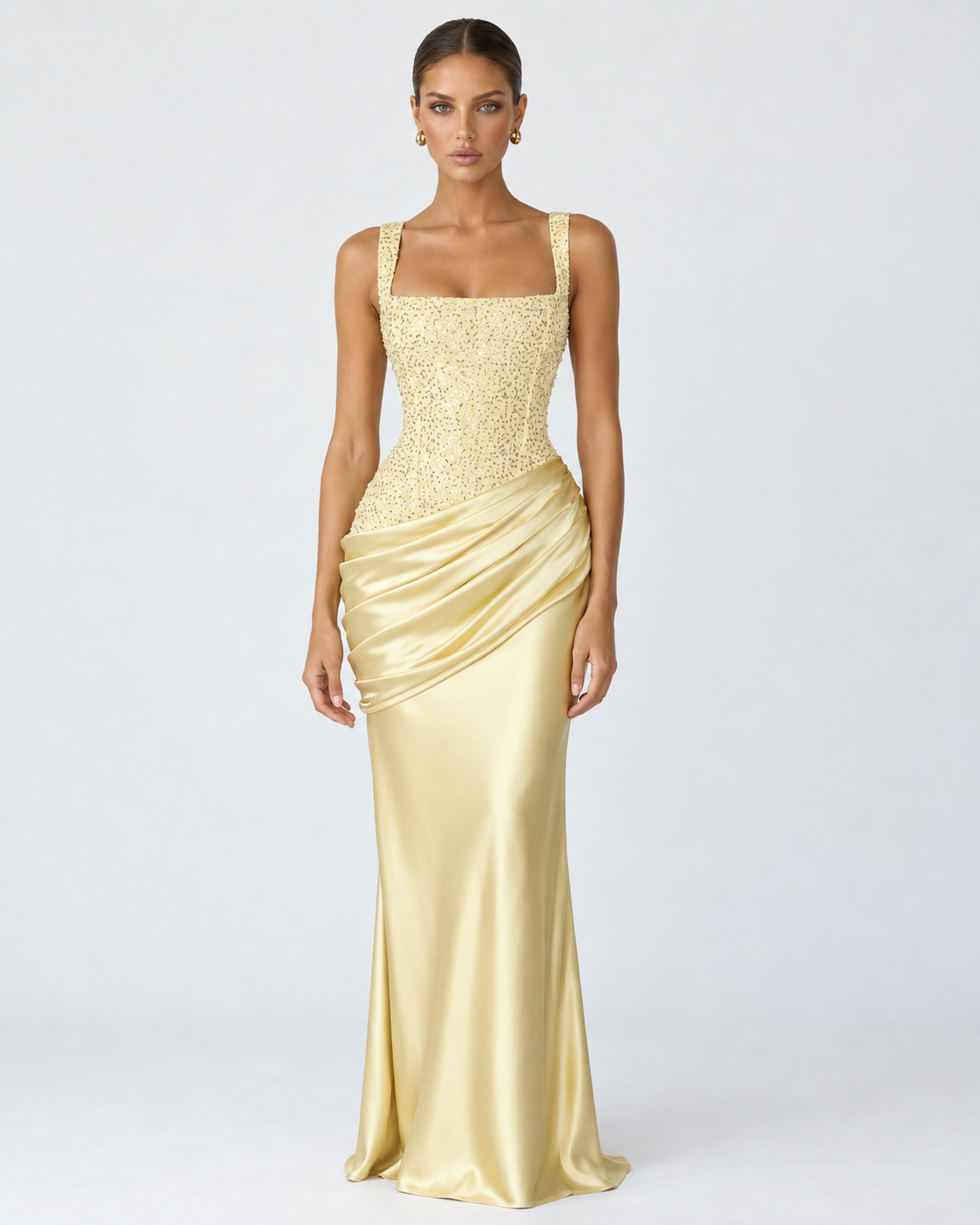 Name Drop Embellished Maxi Gown – 1