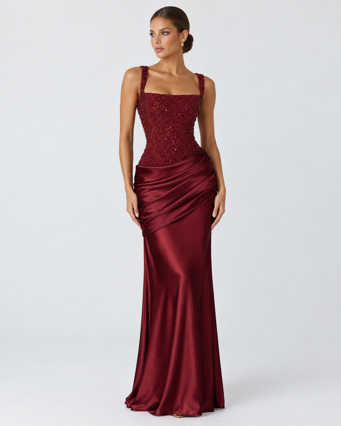 Name Drop Embellished Maxi Gown – 8