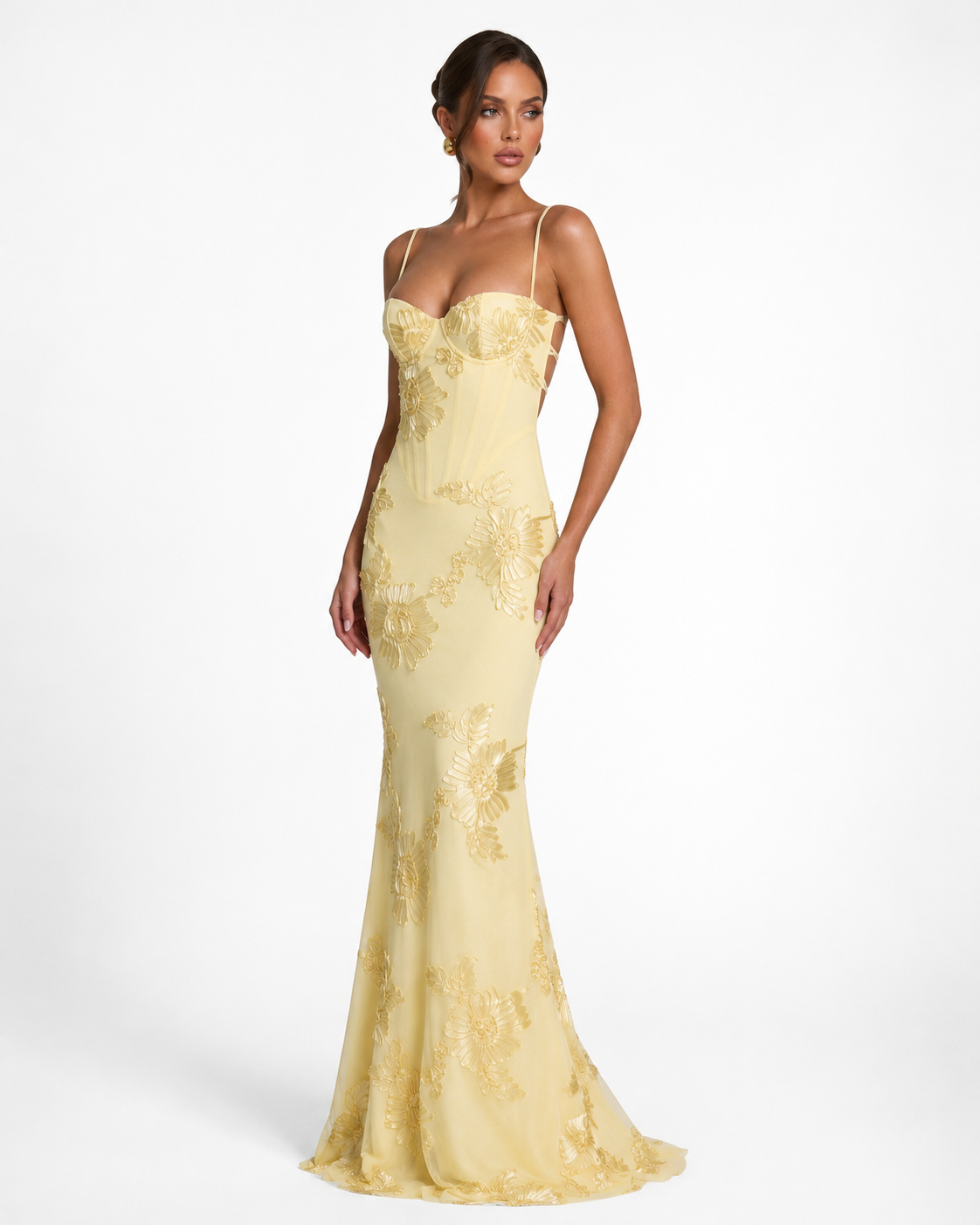 Full Bloom Corset Maxi Gown – 3