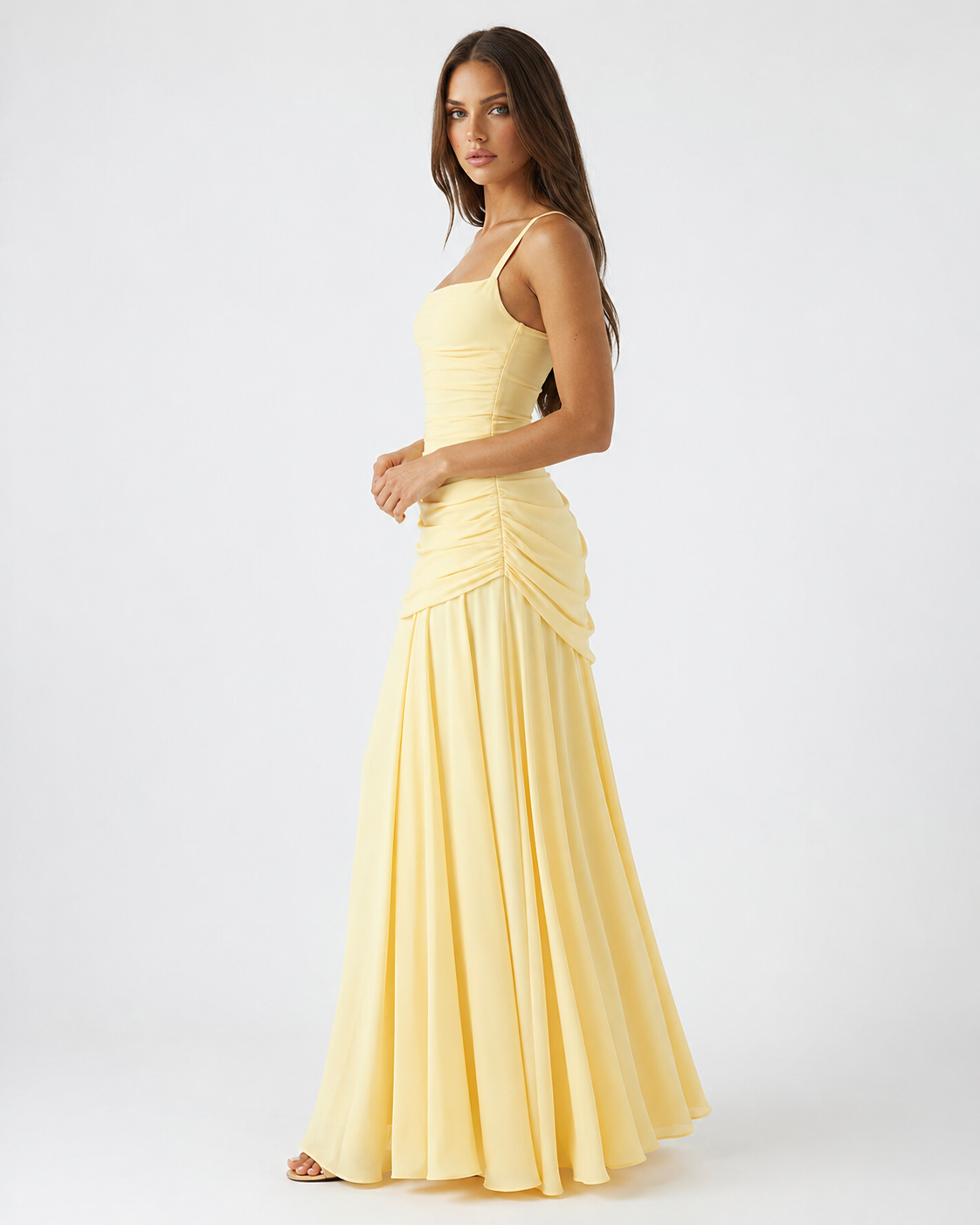 Guest List Square-Neck Maxi Dress – 3