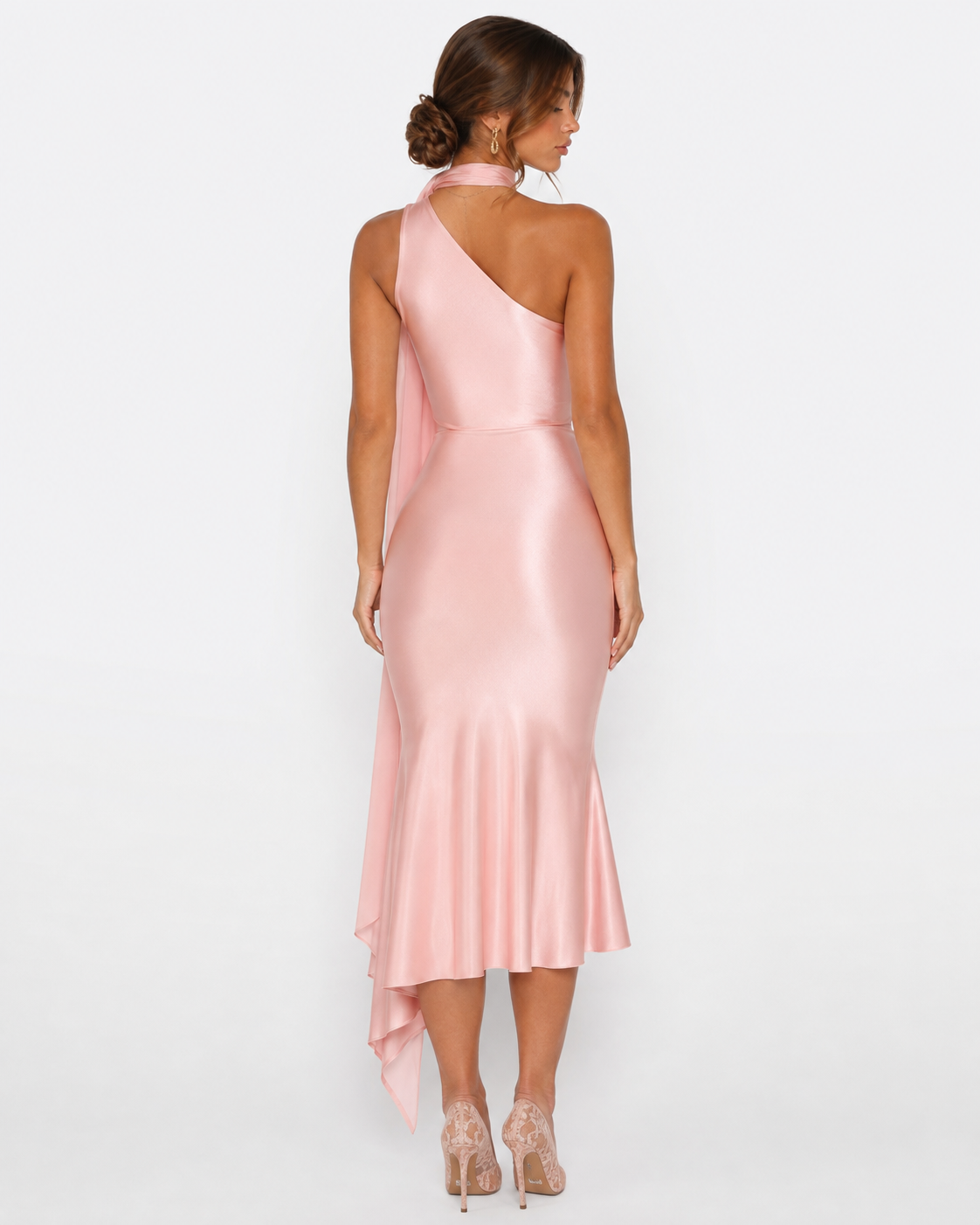 Fresh Start One-Shoulder Midi Dress – 5