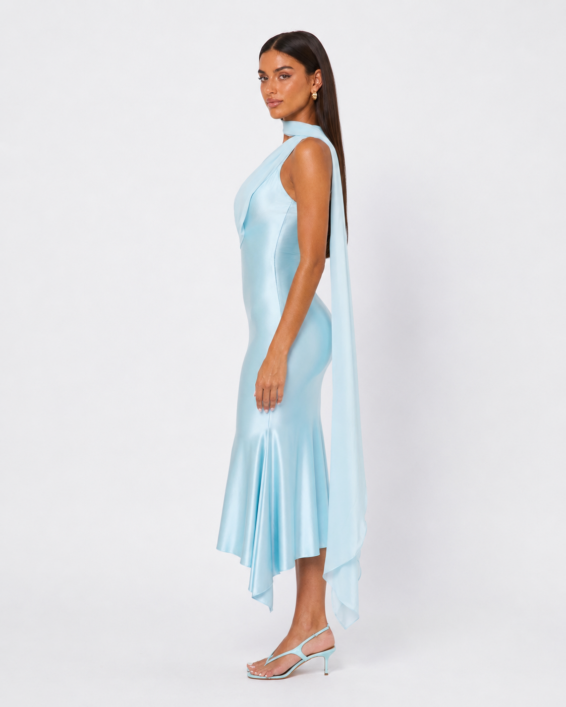 Fresh Start One-Shoulder Midi Dress – 8