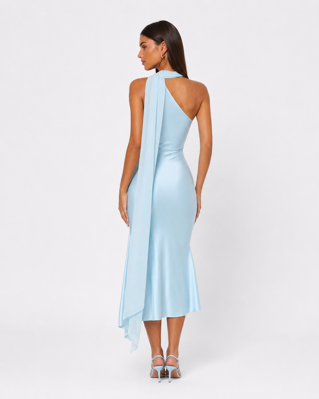 Fresh Start One-Shoulder Midi Dress – 9