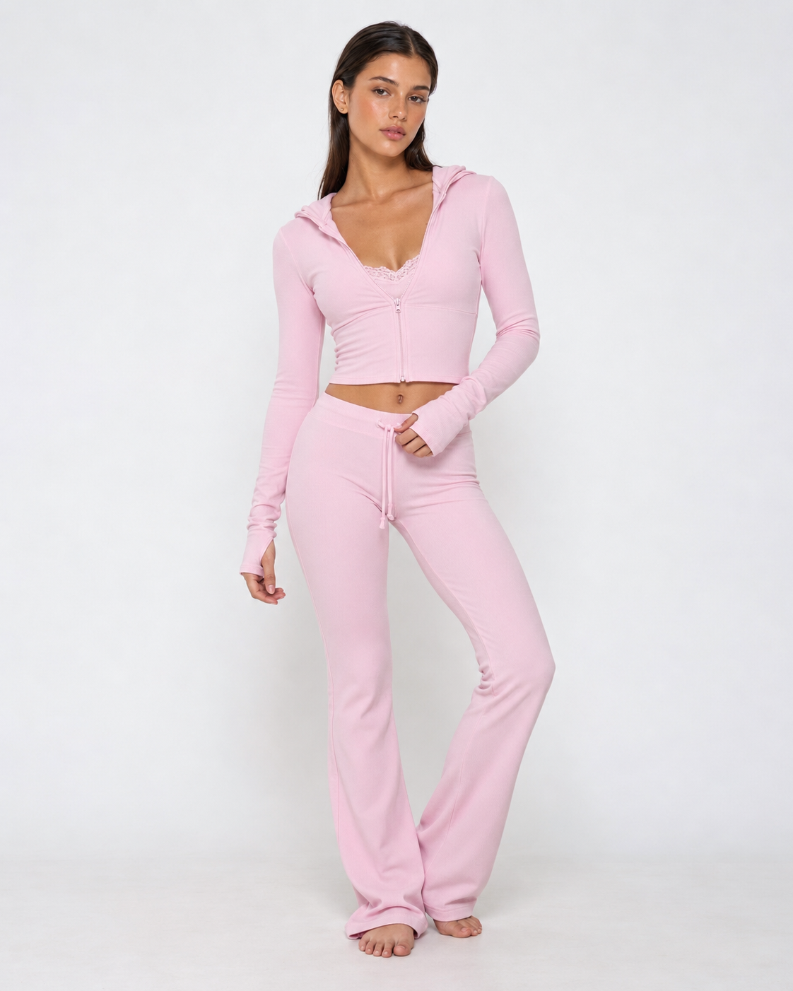 Drop Everything Zip Hoodie Set – 1