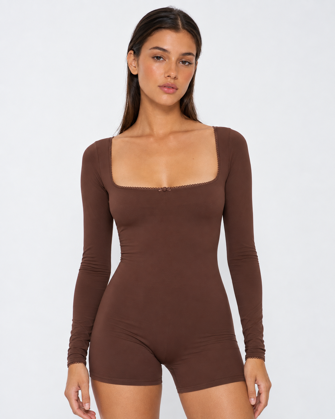 Tuck In Long Sleeve Romper – 1