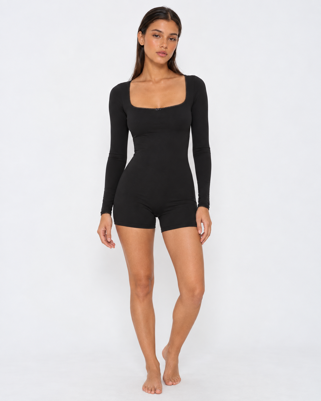 Tuck In Long Sleeve Romper – 23